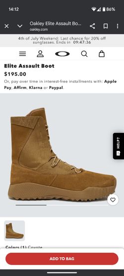 Oakley Elite Assault Boot: Coyote/Brown