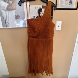 Club Monaco One Shoulder Pleated Dress Size 8 Rust Orange Midi Elegant

Club Monaco one shoulder pleated dress in a beautiful rust/orange color.

Size