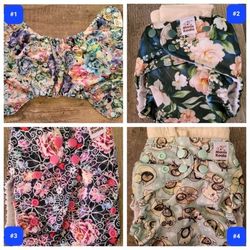 💩 Cloth Diapers – 1 Lightly Initiated, 3 Brand New 💩