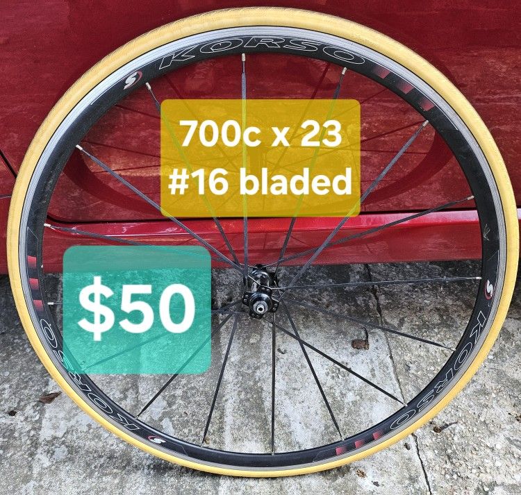 Korso Bladed Front Wheel 700c