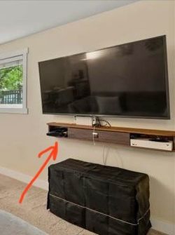 Floating shelf for 55 inch tv