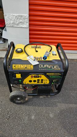 Champion Dual fuel generator!
