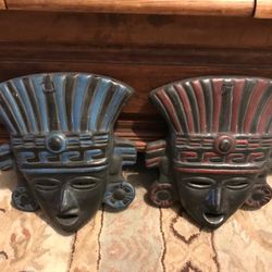 Pareja Máscaras Antigua 
