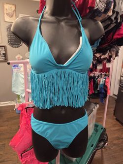 Blue, M, Bikini