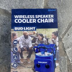 Bud Light Cooler/chair Speaker