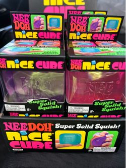 Needoh!! Ncie cube! Purple, Pink, Blue!! 15$!!