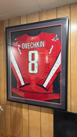 Ovechkin signed Capitals game Jersey