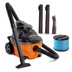 Shop the RIDGID 4 Gallon Vac with Telescoping Wand and Dust Bags Bundle
