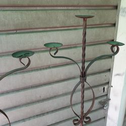 Antique Standing Gothic Candleabras Stunning