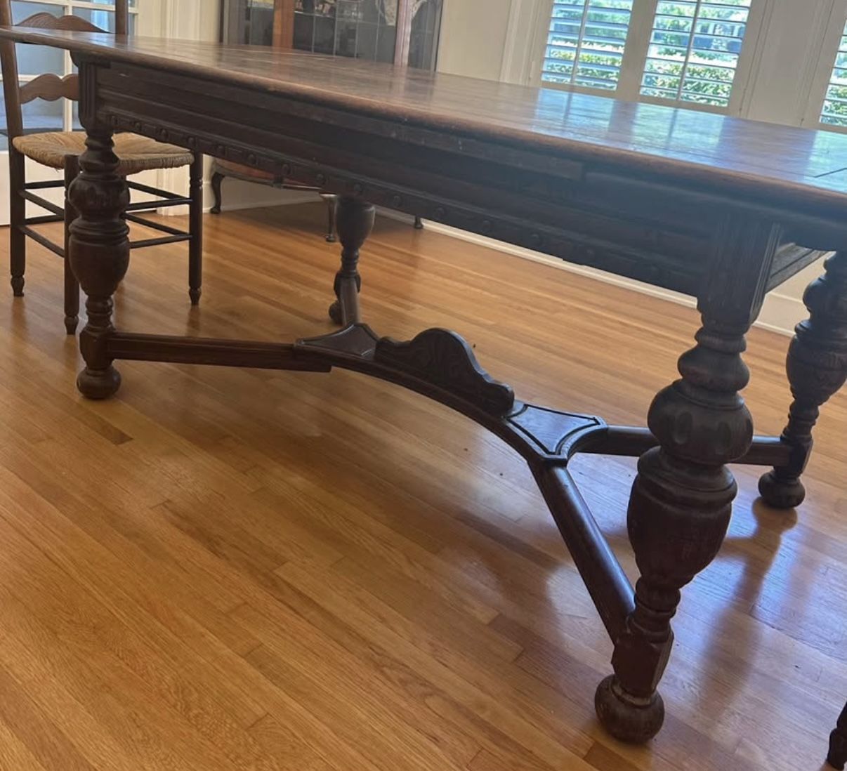 Antique Wood Dining Table – Needs a Little Love $250 OBO