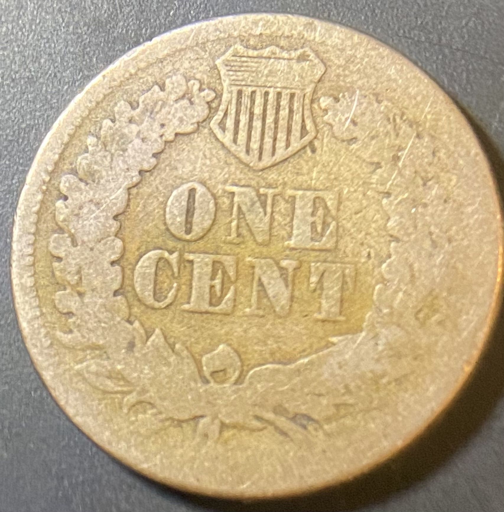 1860 Indian head Cent