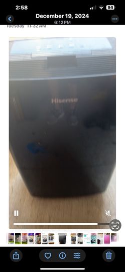 Hisense Dehumidifier $75 OBO