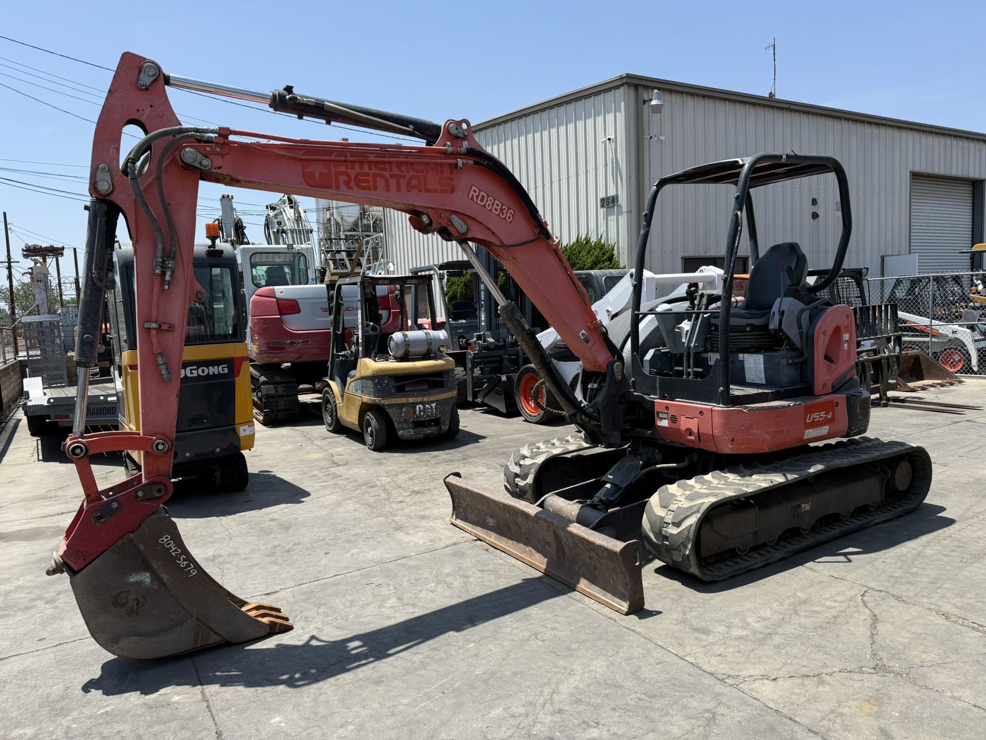 2016 Kubota U55 Mini Excavator