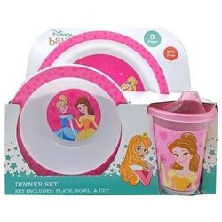 Disney Princess Dinner 3 Piece Set