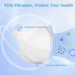 50 PCS KN95 Protective  5 Layers Face Mask Disposable Respirator