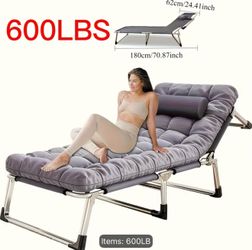 Heavy folding bed
