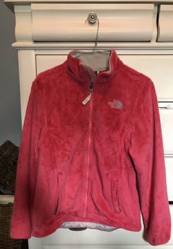 Woman’s North Face pink fleece jacket