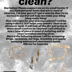 Jewelry cleaning service 