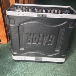 Gator Cases Lightweight Molded 4U Rack Case with Heavy Duty Latches; Shallow 14.25" depth, 4U (GR-4S)