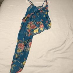 NWT Womens angled Sheer Tank Top Size Large