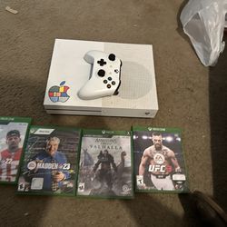Xbox One S With Ufc 3 Madden 22 And 23 And Assassins Creed Valhalla