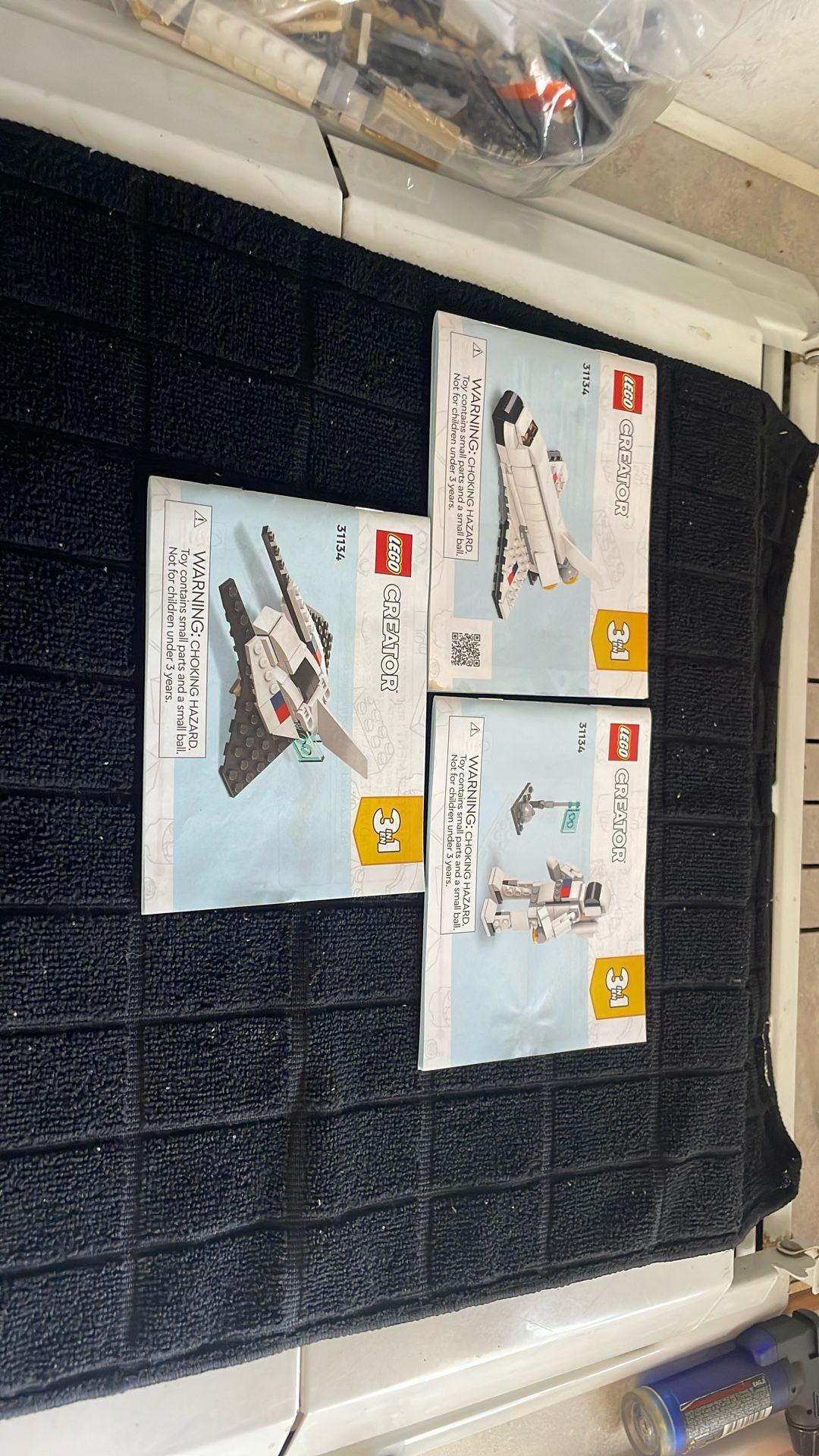 3 I To 1 Lego Space Shuttle Space Man And Space Fighter