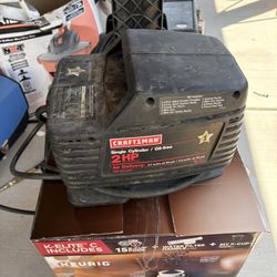 Craftsman Single Cylinder Air Compressor 2 HP Oil-free 125 psi 120V USA