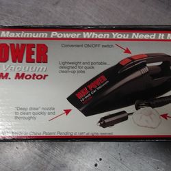 Max Power 12v Car Vacuum