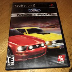 PS2 Game Ford Mustang The Legend Lives 