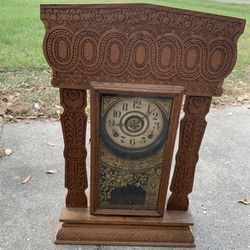 Antique Wooden Clock