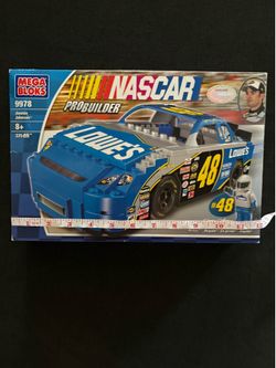 Vintage Mega Blocks NASCAR building set Jimmie Johnson