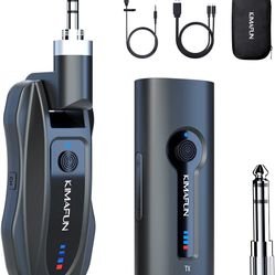 Wireless Lavalier Microphone System, Wireless 2.4GHz Lapel Mics Handheld Mic 2 in 1 for Teaching, Teachers, Speech, Tour Guiding, Speaker, Amplifier,
