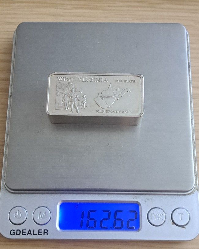Sterling Silver Solid Collectible Bar - For Melt Value