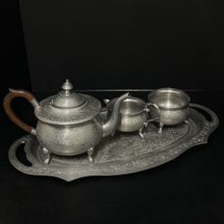 Pewter 5 piece set 