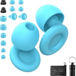 Ear Plugs for Sleeping Noise Reduction Reuseable, Concerts, Focus, Travel, Work, High Fidelity – 7 Pairs Eartips – Flexible Soft-Touch – NRR of 24 and