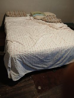 Queen sized bed
