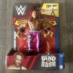 2023 Mattel - WWE Bend ‘N Bash Action Figure: DAMIAN PRIEST