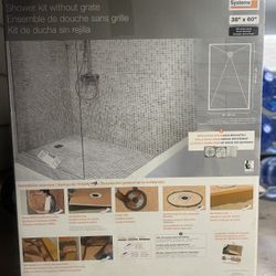 Shower Kit Without Grate 