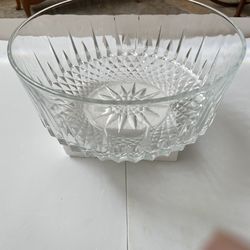 Large Aroroc crystal bowl