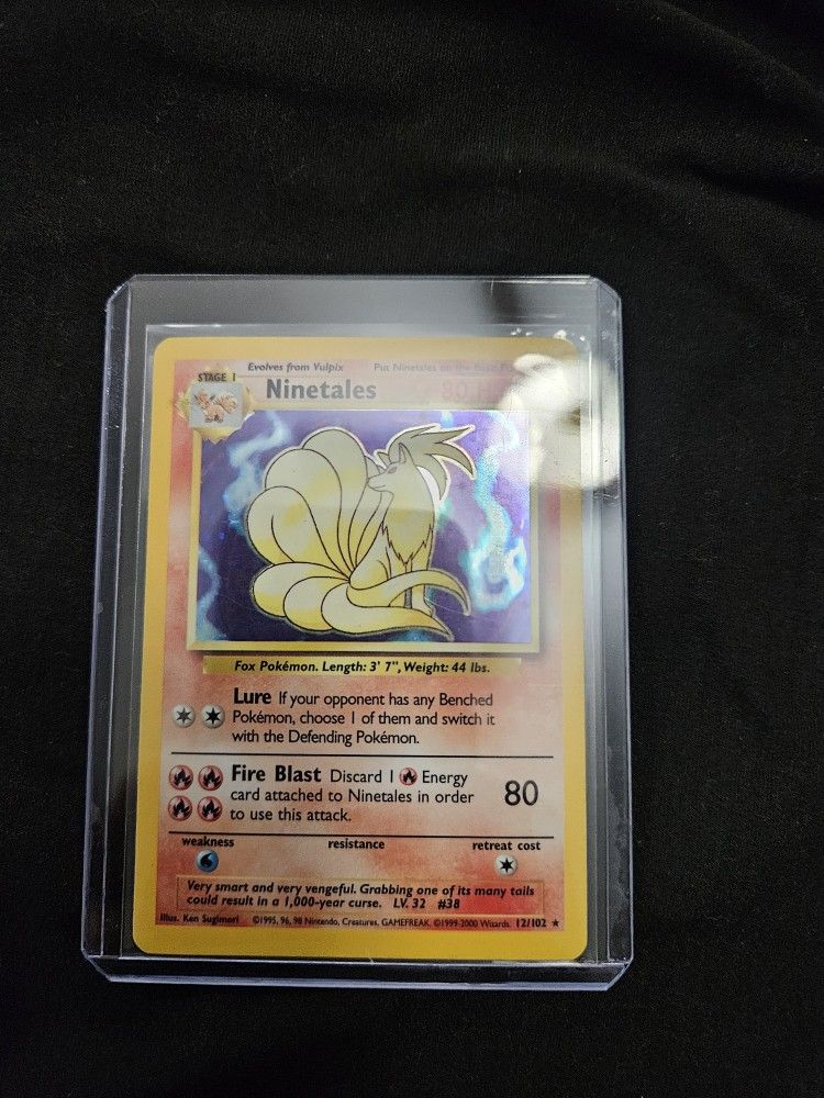 Pokemon Card Holo Ninetales