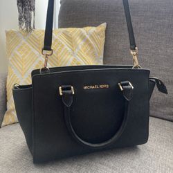 Michael Kors Selma Leather Satchel 