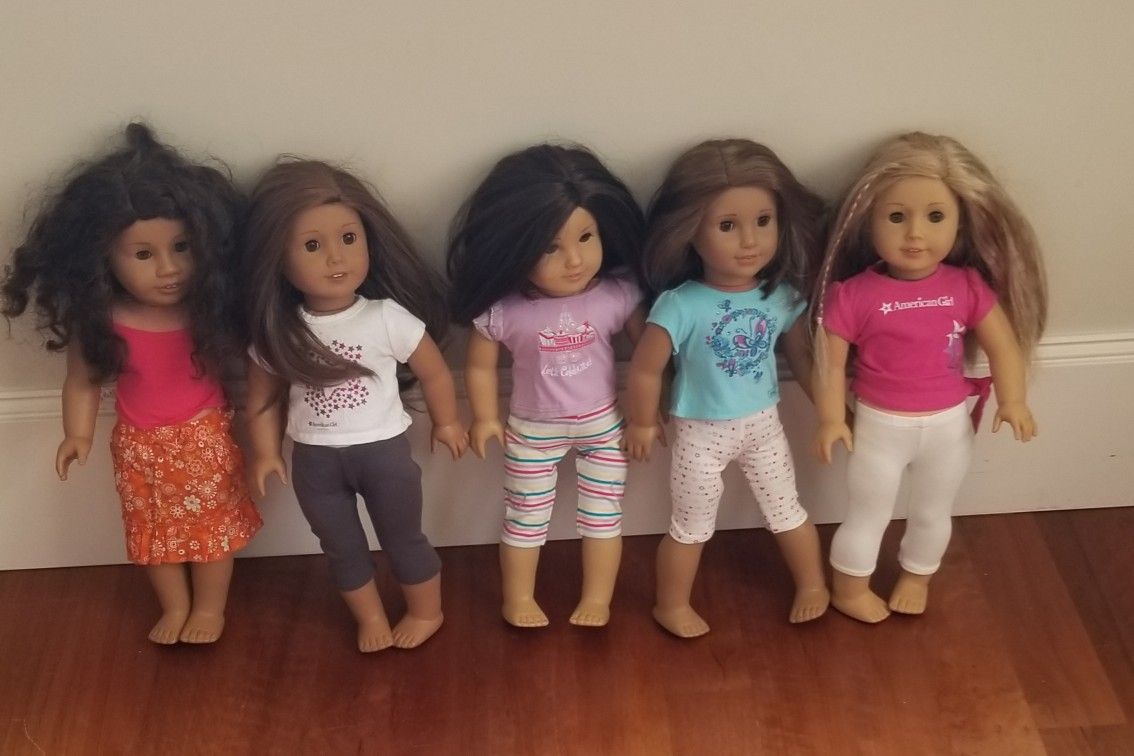 5 American Girl Dolls $40 Each