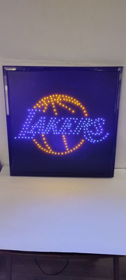 LOS ANGELES LAKERS LIGHT LAMP