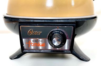 Vintage Oster Electric Fondue Set 