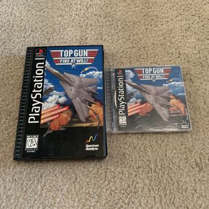 Photo Top Gun Fire at Will PS1 Variants