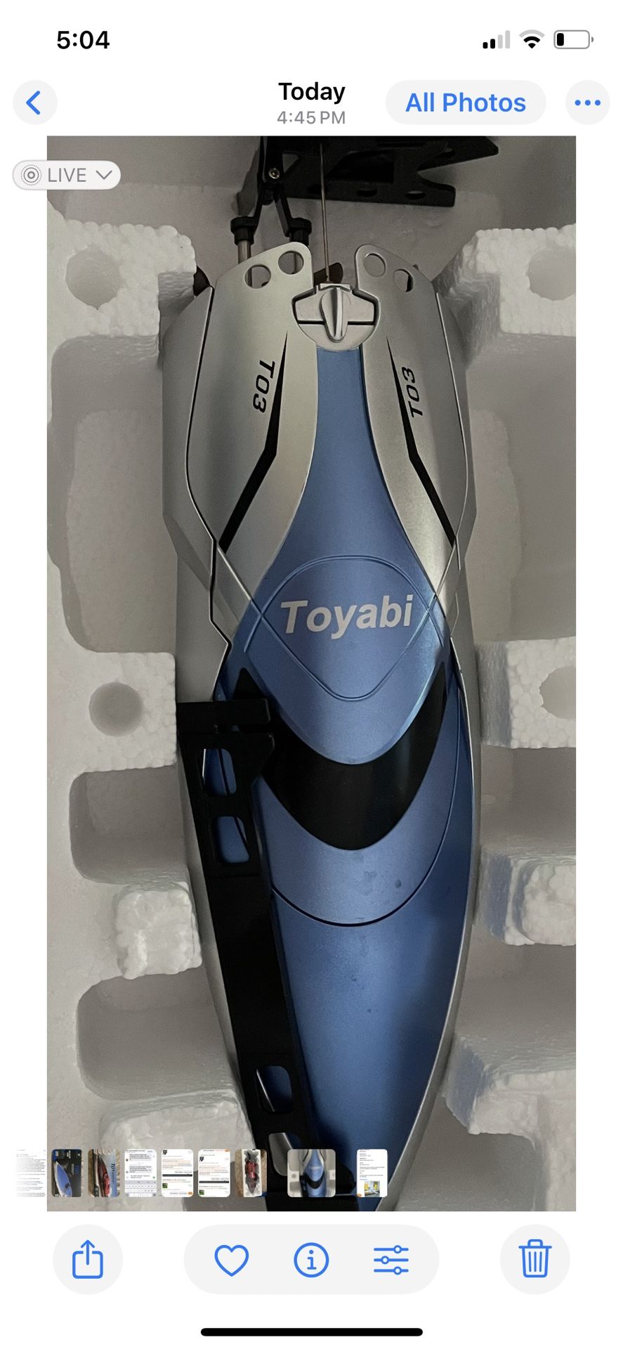 Radio Controlled Boat 14”
