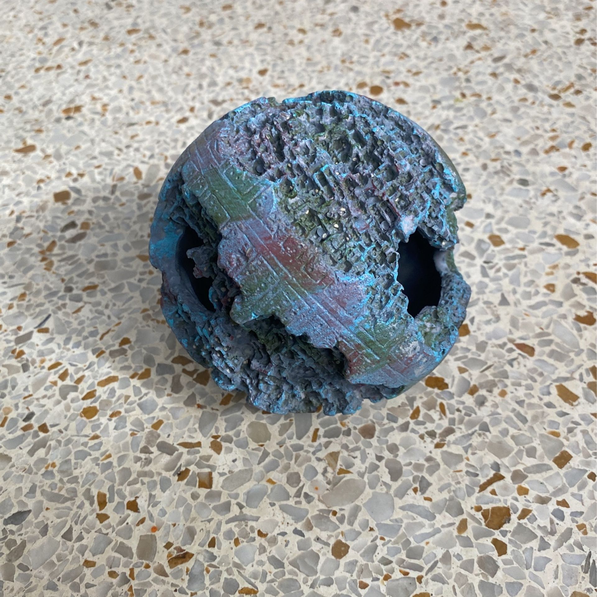 Death Star fish tank decor