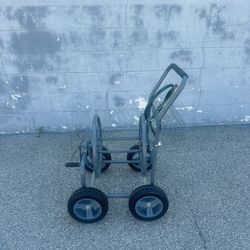 Mobile Garden Water Hose Reel Chart | 225 Ft x 5/8'' Water Hose Cart | Water Hose Cart | Garden Hose Cart