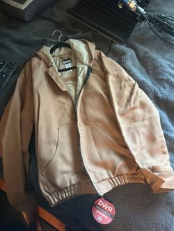 New NWT Bulwark FR Brown Duck Hooded Jacket