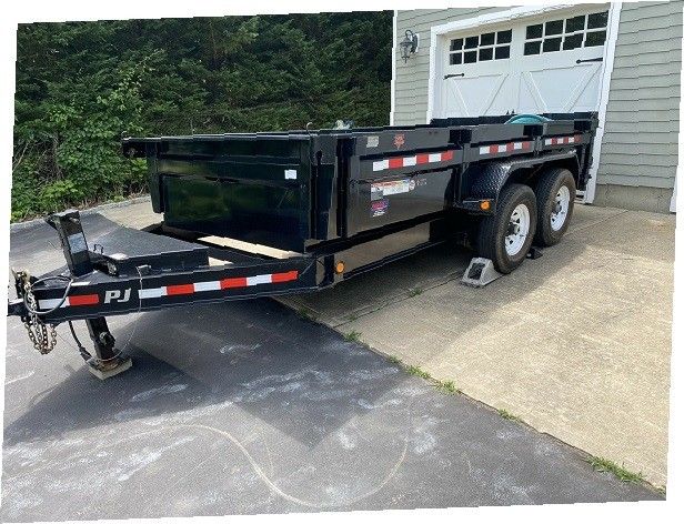 PJ dump trailer 18 foot 14000 gvwr